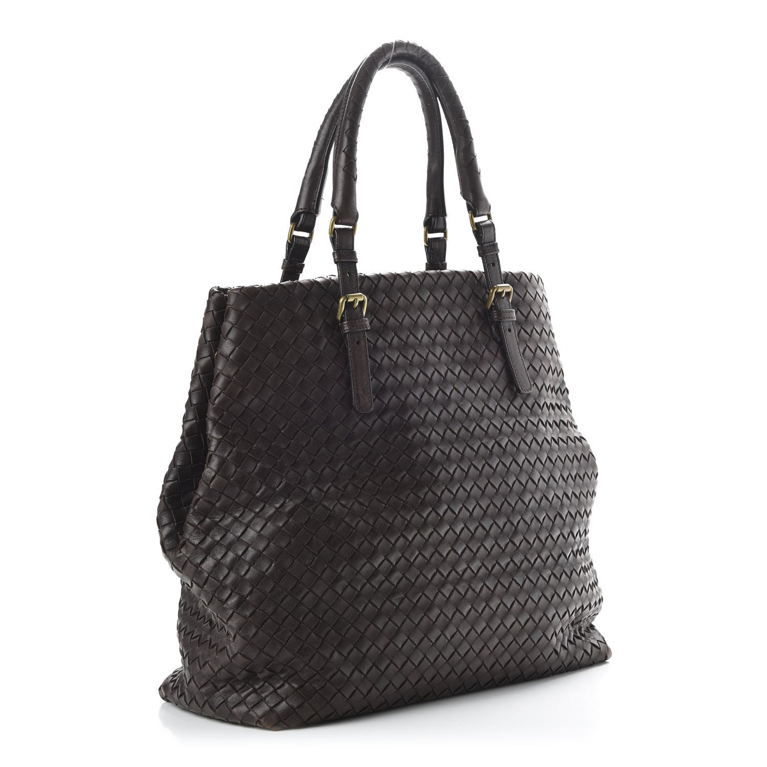 Bottega Veneta Nappa Intrecciato Medium Seamless Tote Ebano 2 of 9