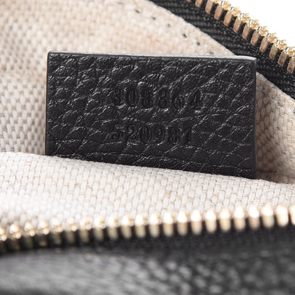 Gucci Pebbled Calfskin Small Soho Disco Bag Black 7 of 8