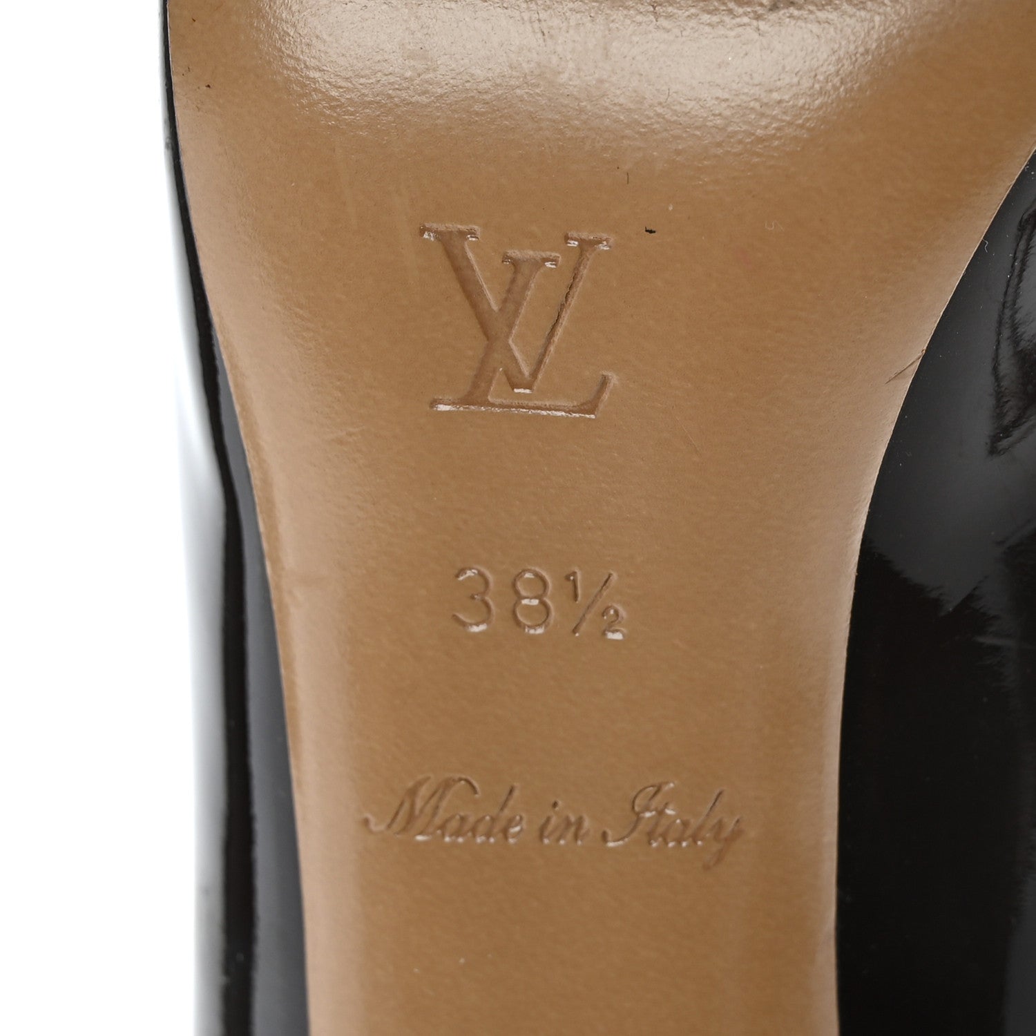 Louis Vuitton Patent Calfskin Oh Really Peep Toe Pumps 38.5 Amarante 11 of 12