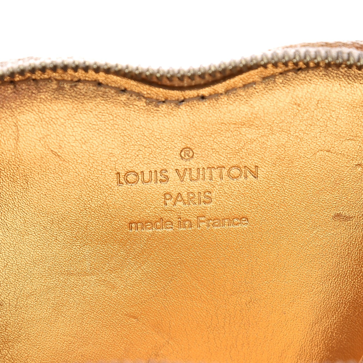 Louis Vuitton Monogram Miroir Heart Coin Purse Gold 5 of 9