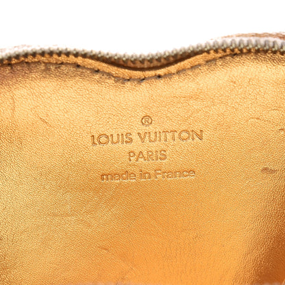 Louis Vuitton Monogram Miroir Heart Coin Purse Gold 5 of 9
