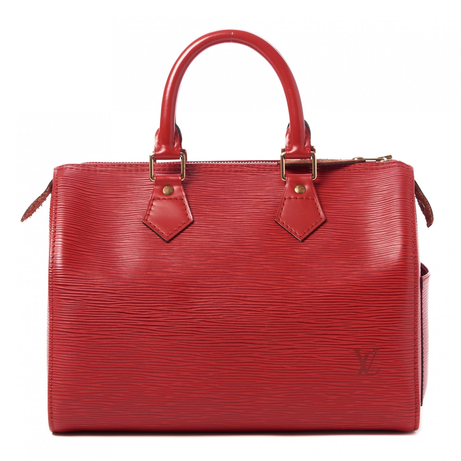 Louis Vuitton Epi Speedy 25 Castillan Red 1 of 9