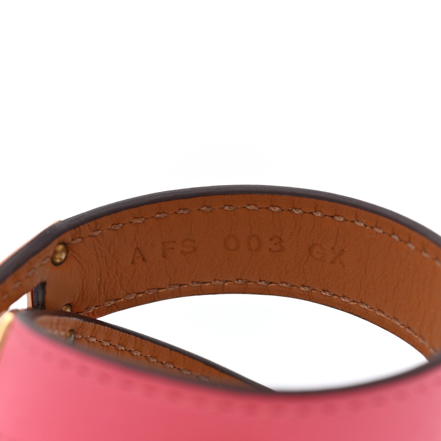 Hermes Swift Kelly Double Tour Bracelet XS Rose Azalee 5 of 6