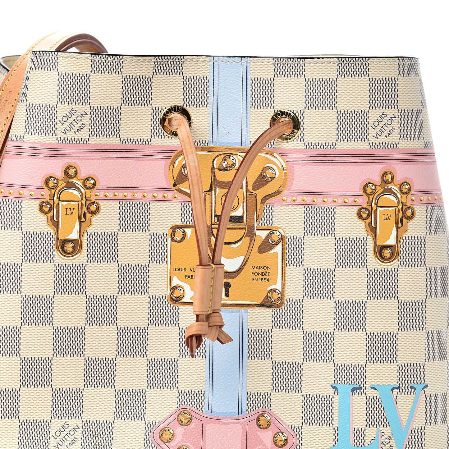 Damier Azur Summer Trunks Neonoe