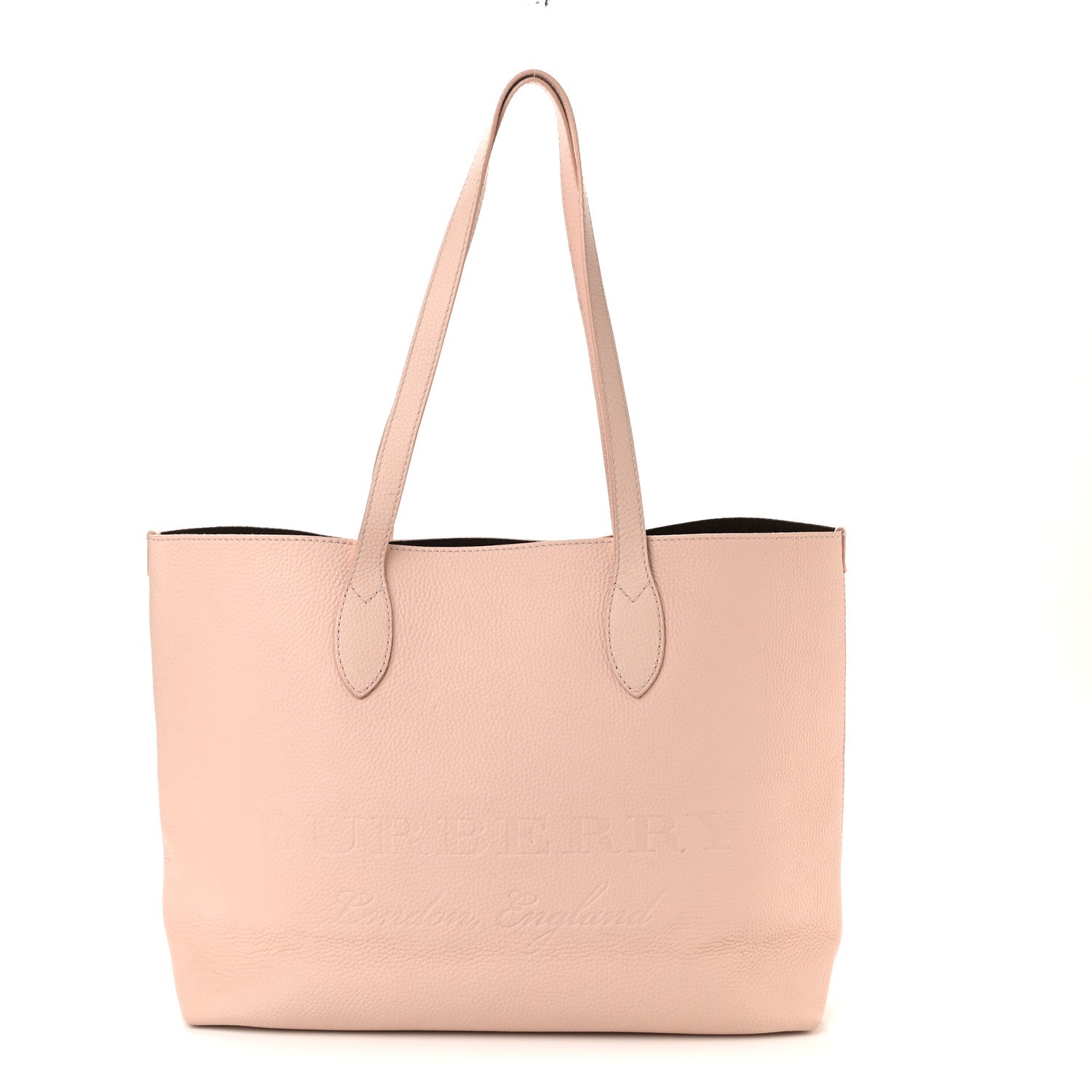 Burberry Grainy Calfskin Remington Tote Pale Ash Rose 1 of 11