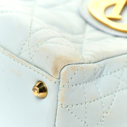 Christian Dior Lambskin Cannage Mini Lady Dior Light Blue 11 of 29