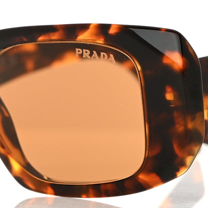 Prada Acetate Symbole Sunglasses SPR 17W Havana 7 of 8