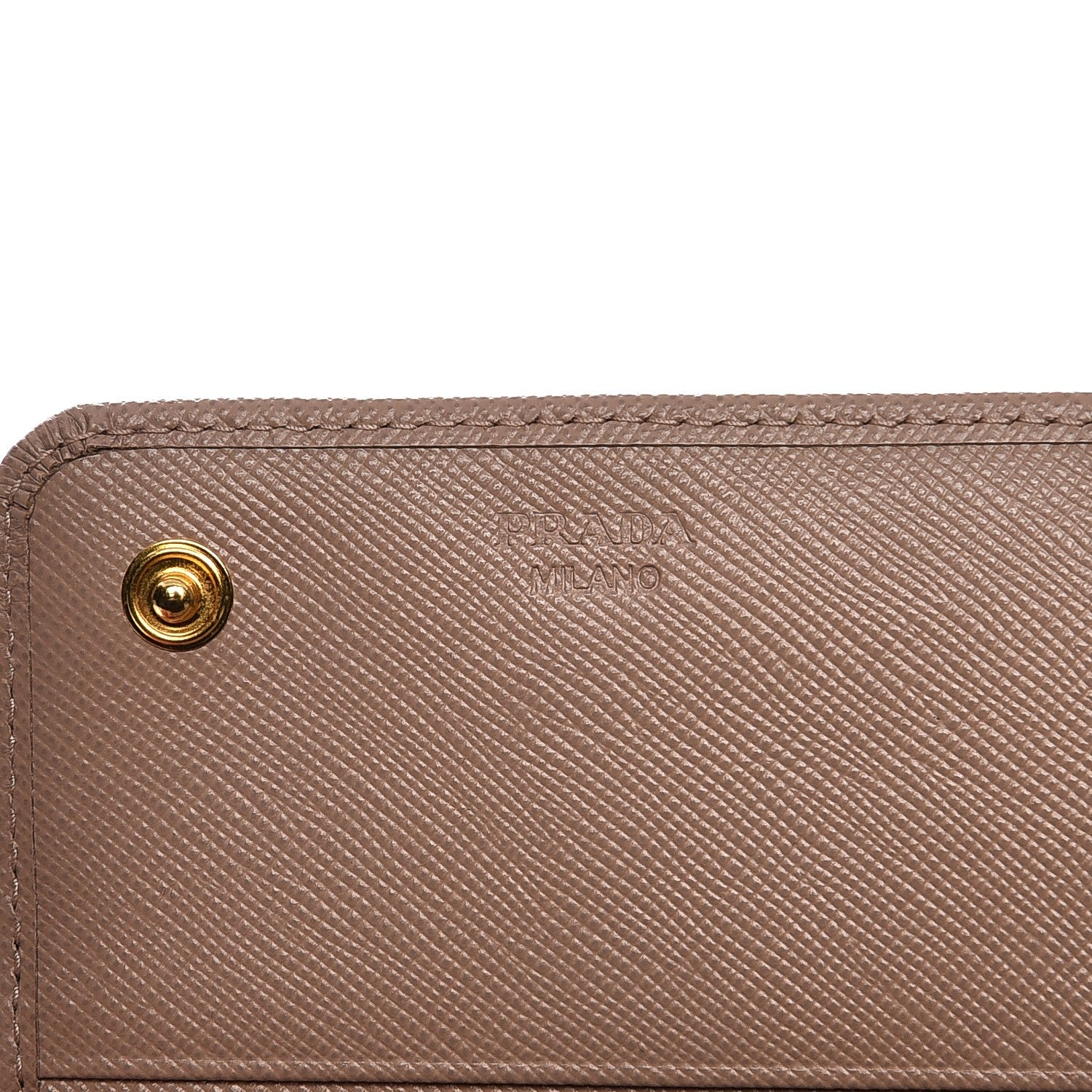 Prada Saffiano Metal Continental Flap Wallet Cammeo 5 of 9