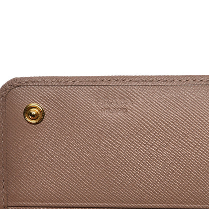 Prada Saffiano Metal Continental Flap Wallet Cammeo 5 of 9