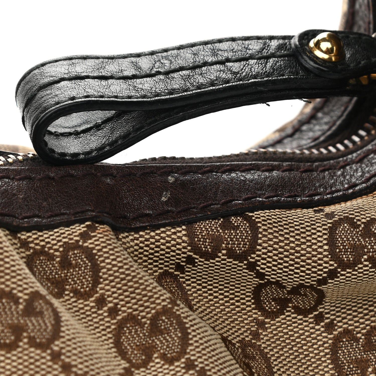 Gucci Monogram Medium Interlocking Hobo Dark Brown 14 of 18