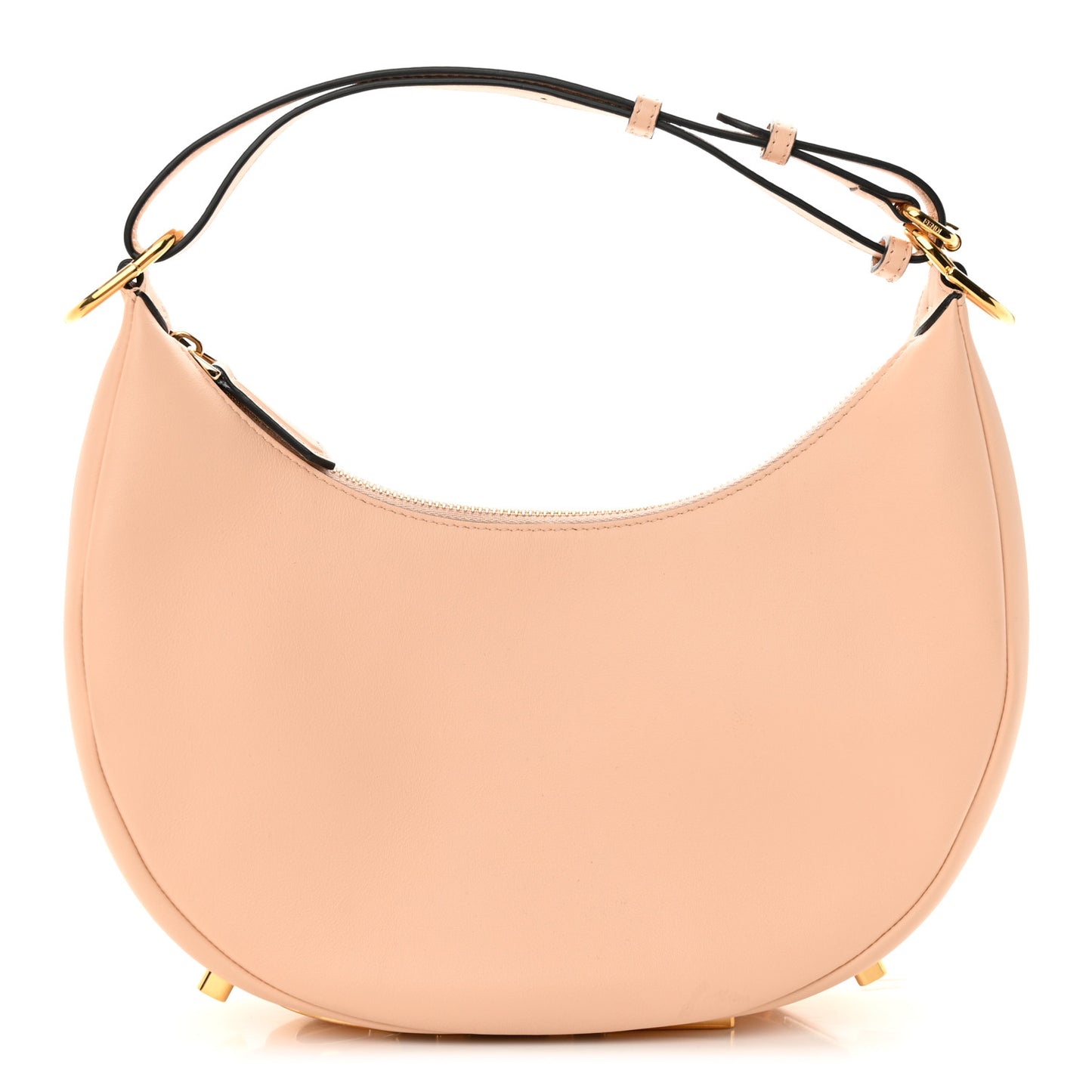 Vitello Grace Matte Small Fendigraphy Hobo Bag Light Rose