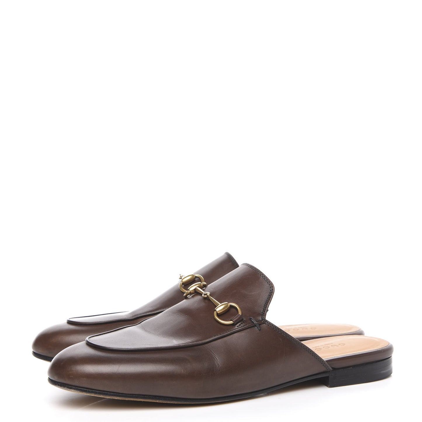 Calfskin Womens Princetown Slippers 39 Fondente Brown