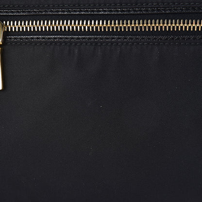 Prada Tessuto Nylon Saffiano Flat Messenger Bag Black 12 of 15