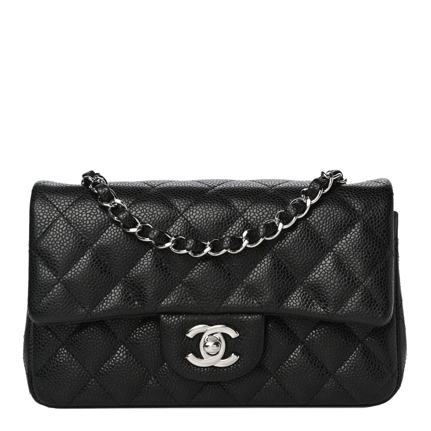 Chanel Caviar Quilted Mini Rectangular Flap Black 1 of 12