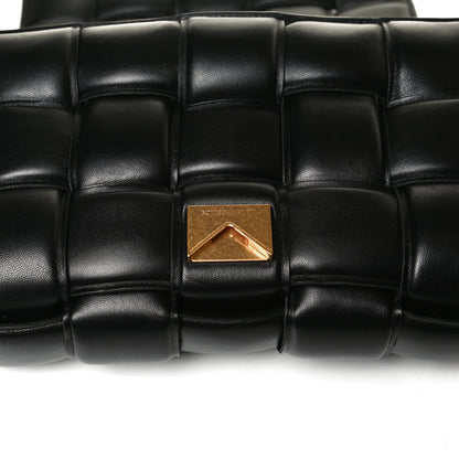 Bottega Veneta Lambskin Maxi Intreccio Padded Chain Cassette Crossbody Bag Black 7 of 13