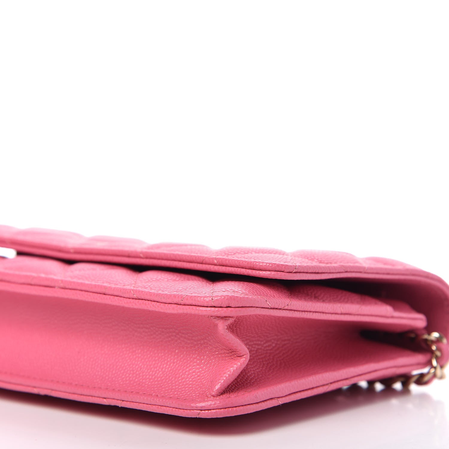 Chanel Caviar Quilted Wallet on Chain WOC Pink 7 of 11