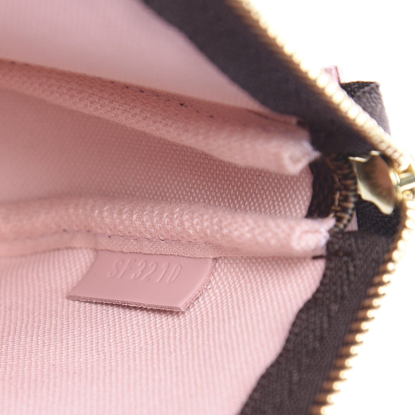 Damier Ebene 2020 Christmas Animation Big Wheel Mini Pochette Accessories Rose Ballerine