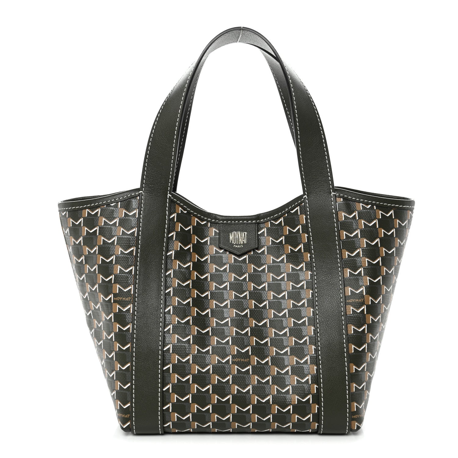 Moynat Canvas M Duo Tote Bag BB Kaki 1 of 9