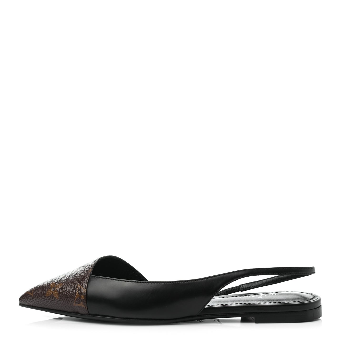 Patent Monogram Cherie Slingback Ballerina Flats 35.5