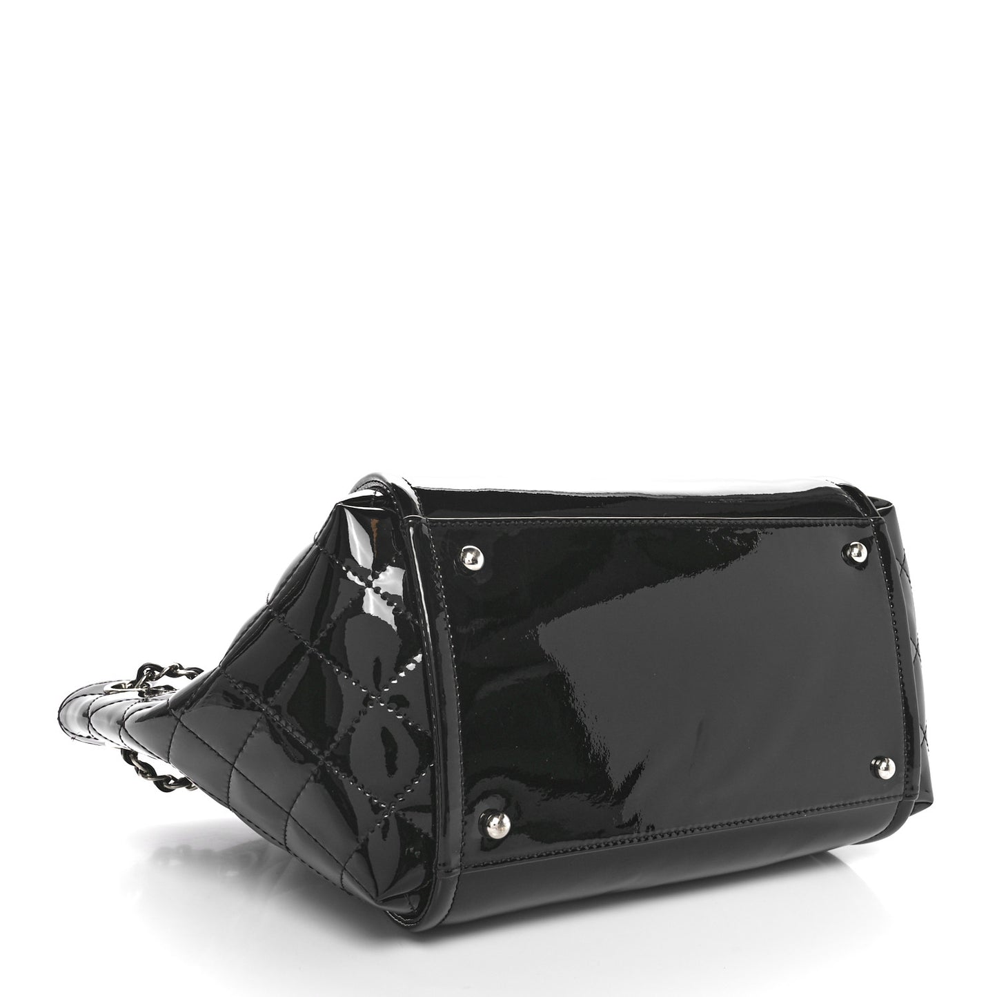 Vinyl Small Lipstick Tote Black