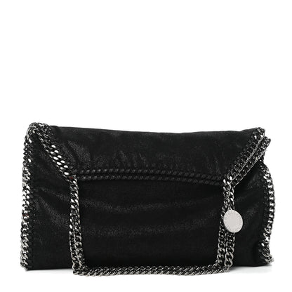 Stella McCartney Shaggy Deer Falabella Fold Over Tote Black 2 of 17