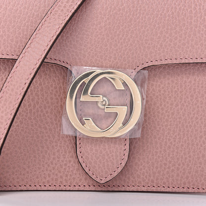 Gucci Dollar Calfskin Small Interlocking G Shoulder Bag Soft Pink 11 of 11