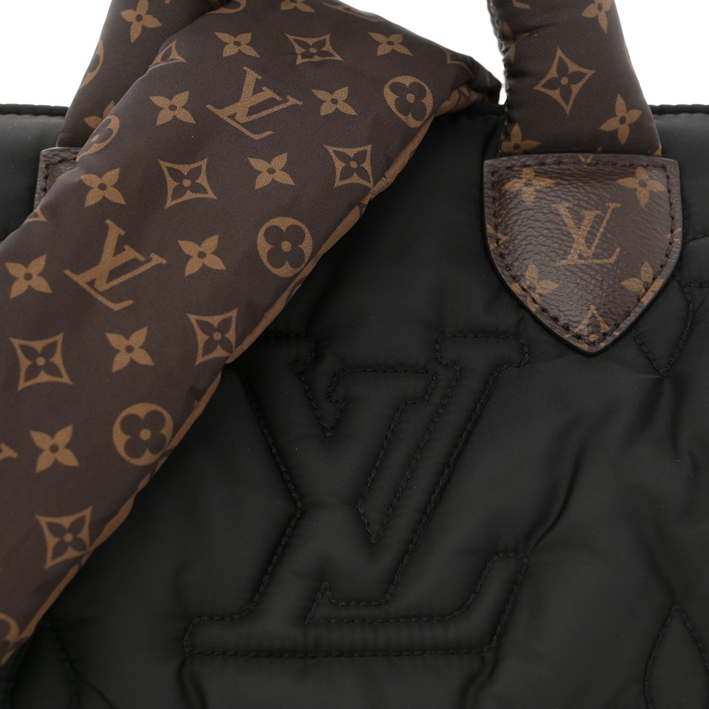 Econyl Mini Monogram Pillow Speedy Bandouliere 25 Black