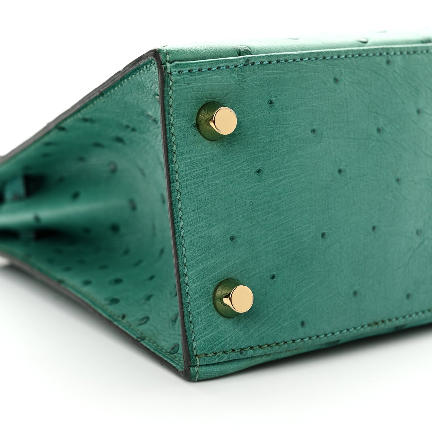 Ostrich Kelly Sellier 25 Vert Verone