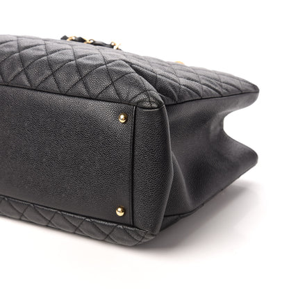 Chanel Caviar Quilted XL Grand Shopping Tote GST Black 8 of 10