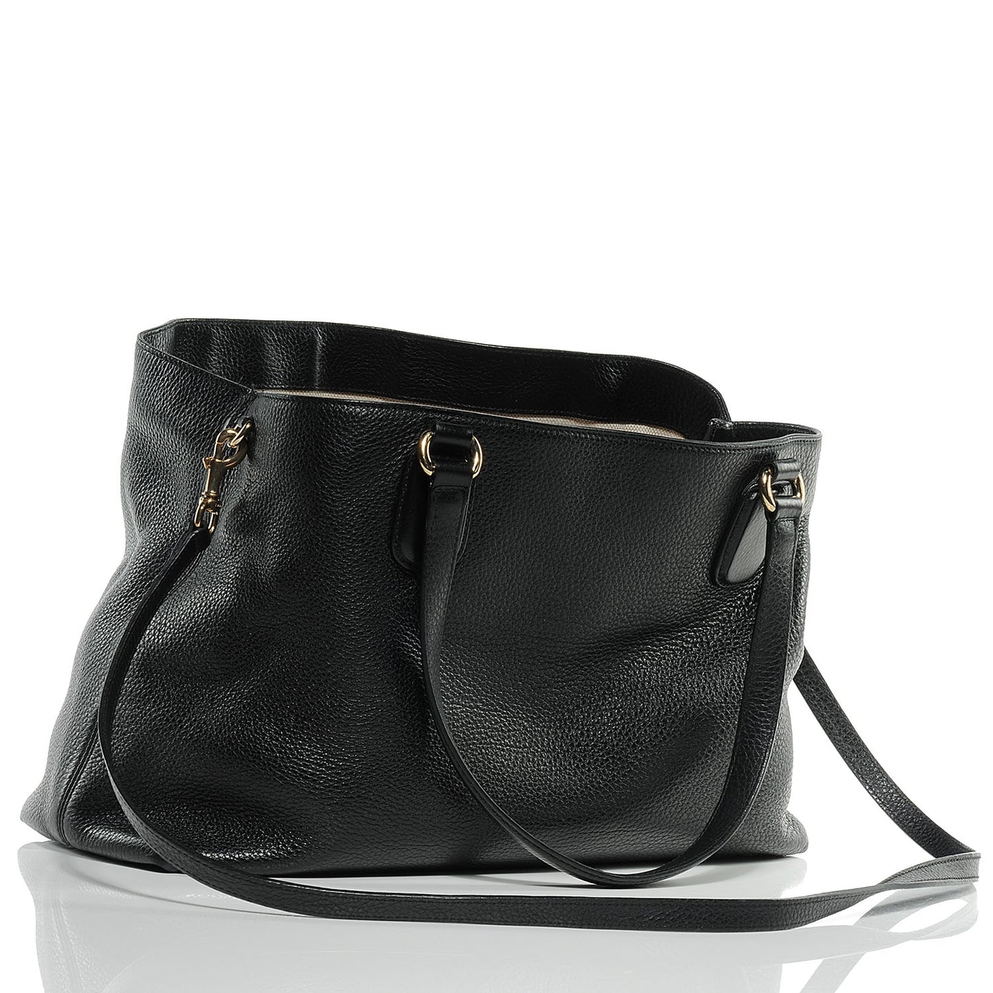 Cellarius Calfskin Medium Soho Working Tote Black