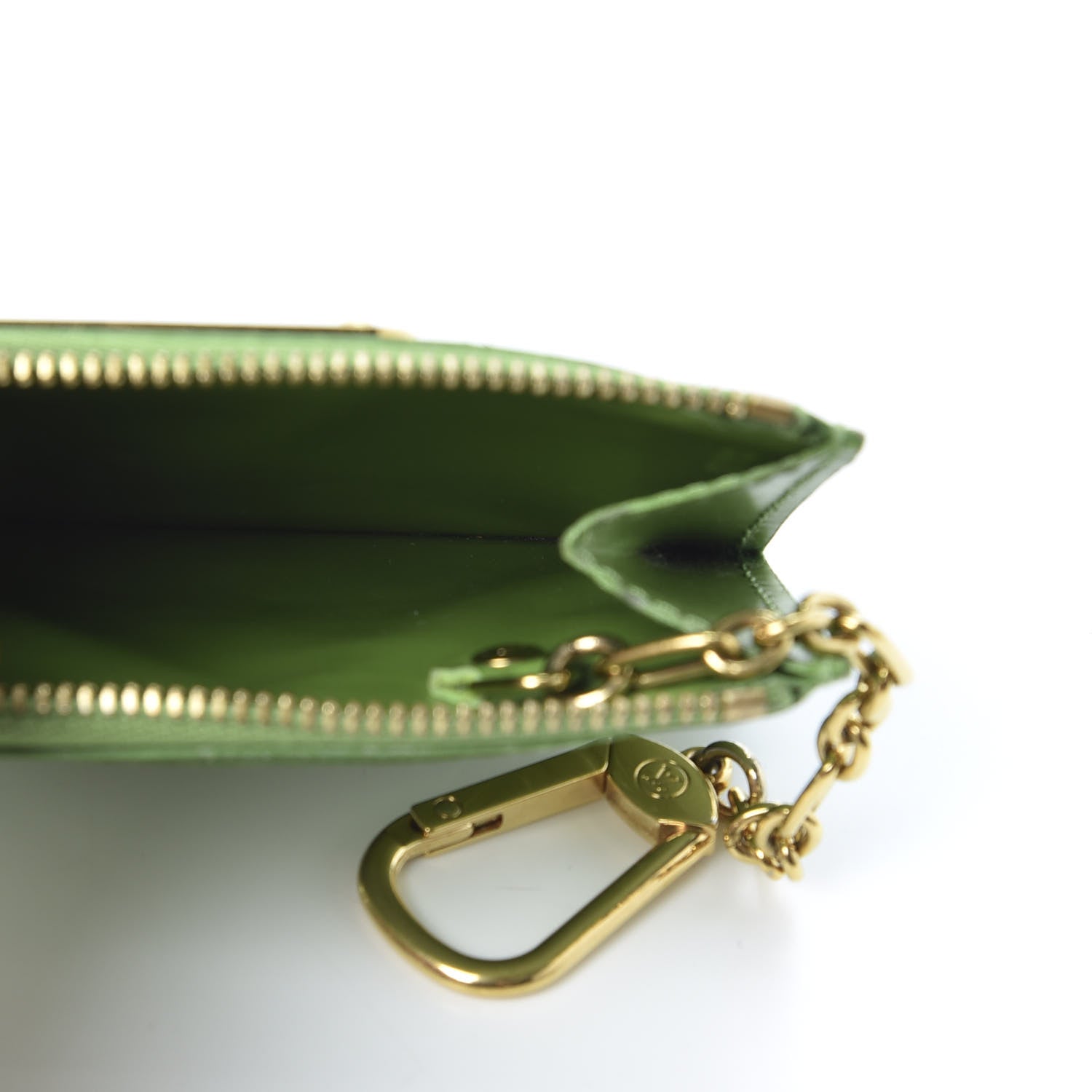 Louis Vuitton Vernis Key Pouch Vert Tonic 4 of 7