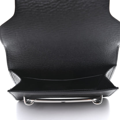 Hermes Chevre Mysore Roulis Slim Wallet Black 5 of 9