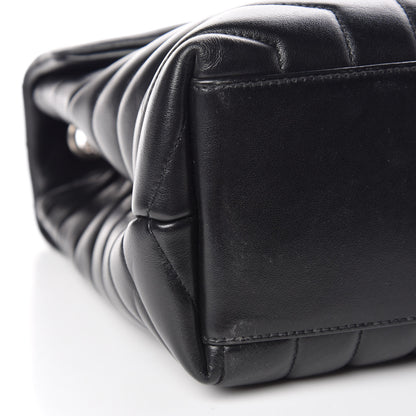 Saint Laurent Calfskin Y Quilted Monogram Medium Loulou Chain Satchel Black 8 of 10