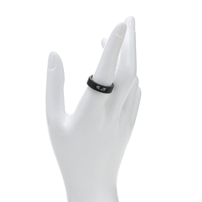 Messika Titanium Black Diamond Move Ring 58 8.25 2 of 7