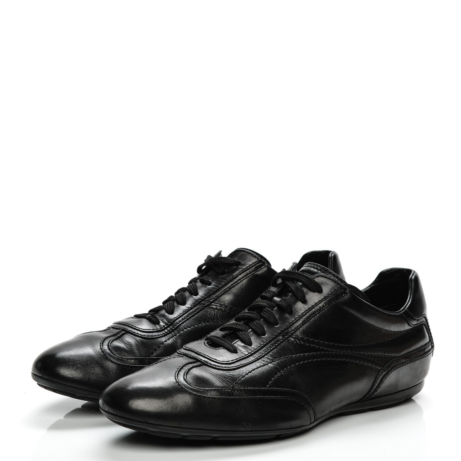 Louis Vuitton Calfskin Sneakers 8.5 Black 3 of 8