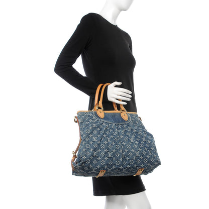 Louis Vuitton Denim Neo Cabby GM Blue 3 of 9
