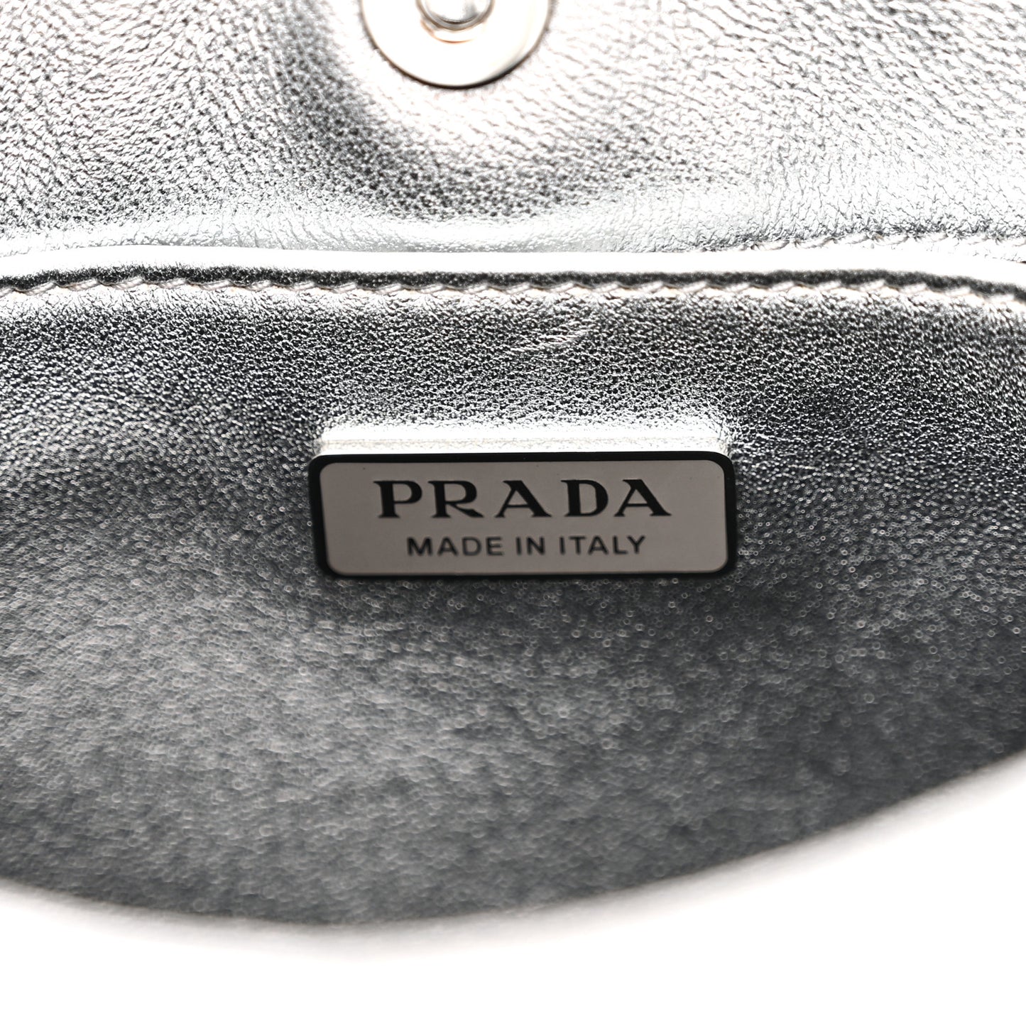 Spazzolato Cleo Shoulder Bag Argento