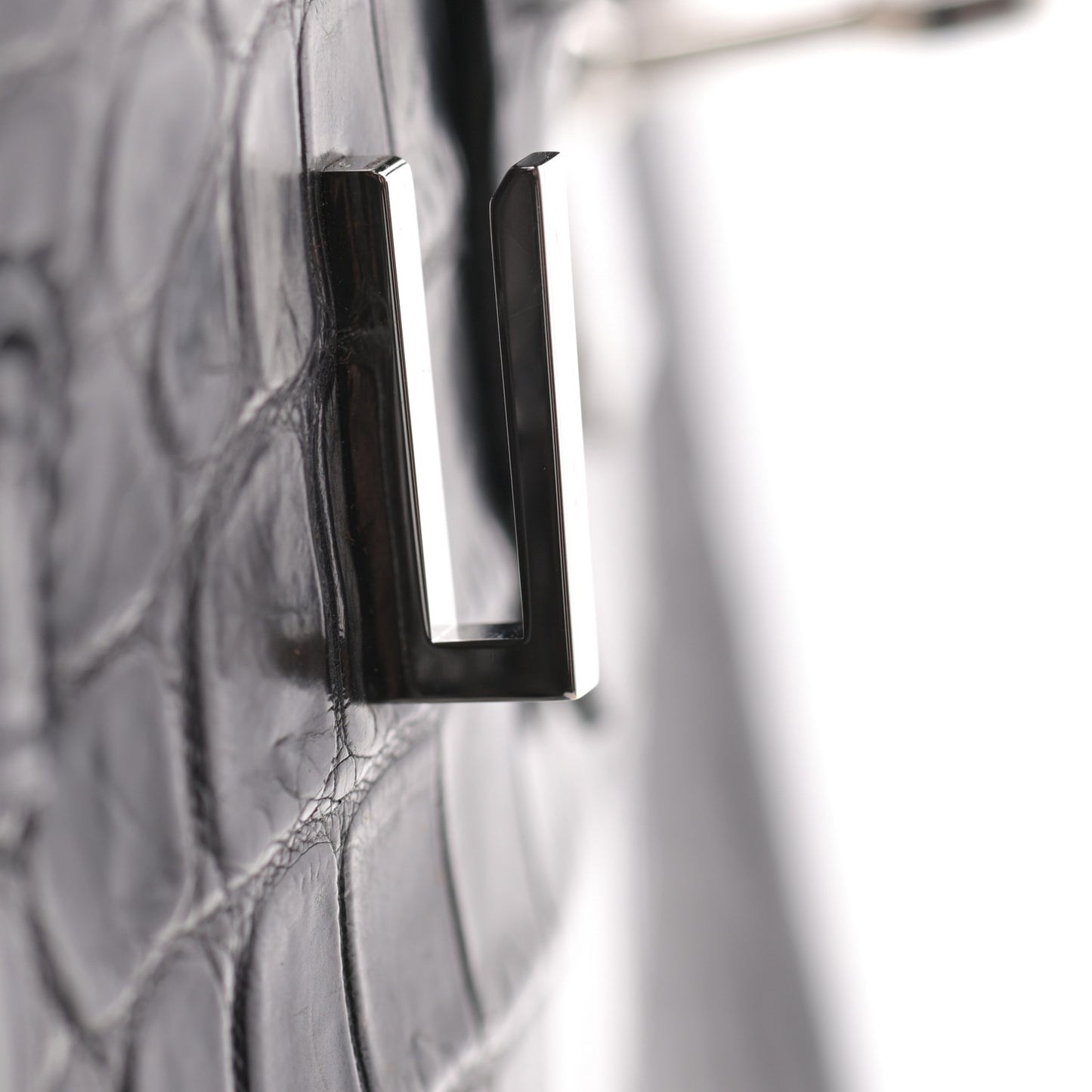 Matte Niloticus Crocodile Birkin 30 Black