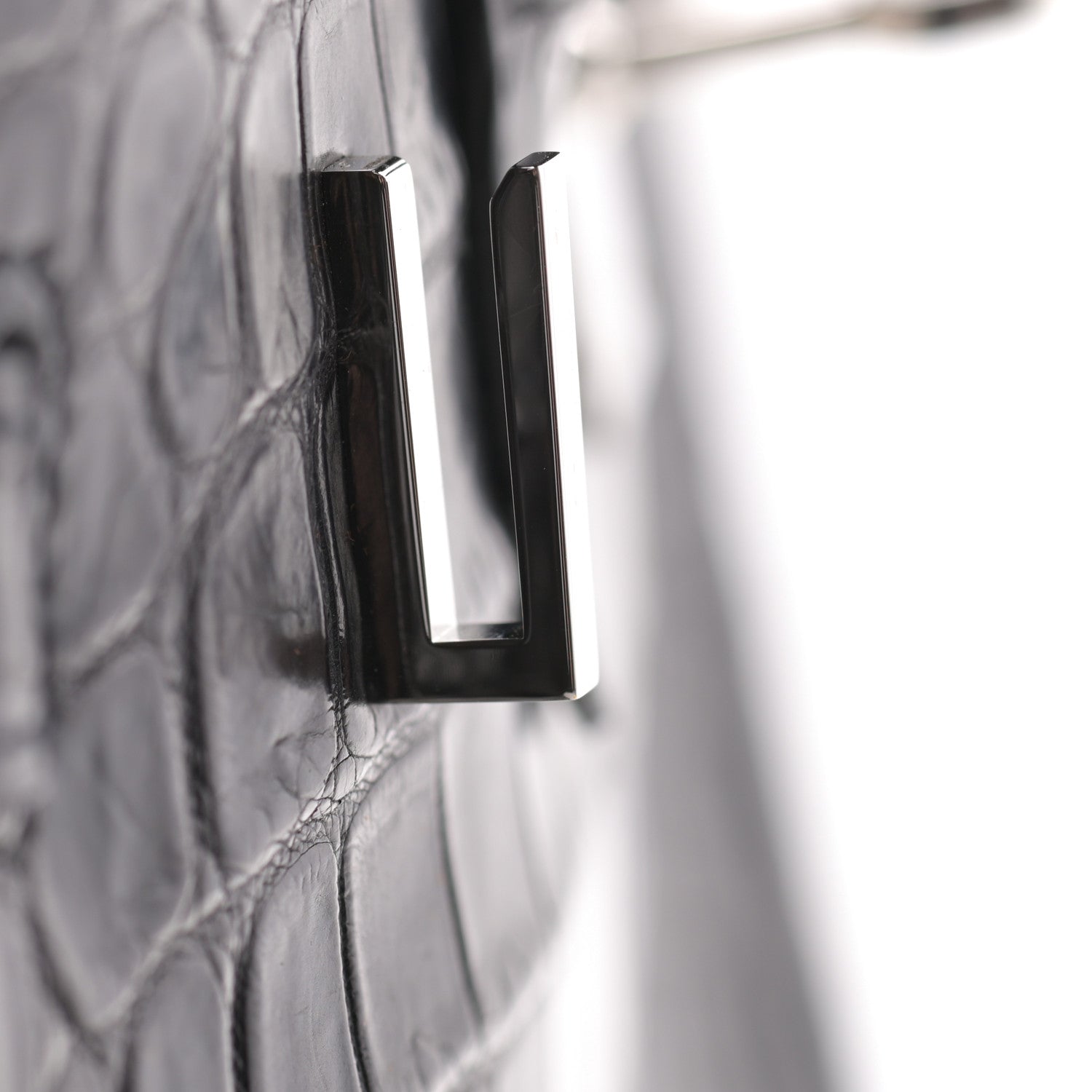 Hermes Matte Niloticus Crocodile Birkin 30 Black 22 of 43