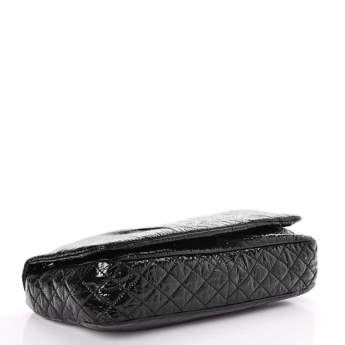 Vinyl Medium Rock and Chain Flap Black