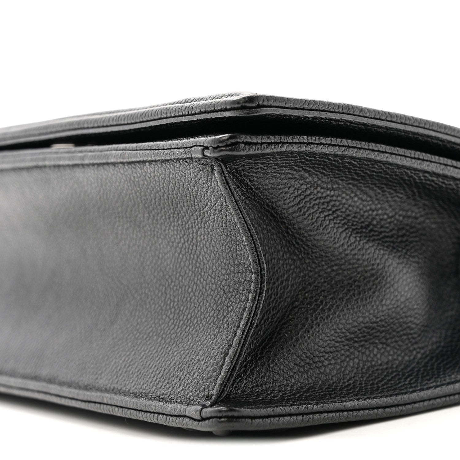 Christian Dior Grained Calfskin Small Diorama Flap Bag Black 10 of 11