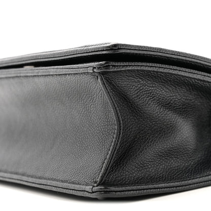 Christian Dior Grained Calfskin Small Diorama Flap Bag Black 10 of 11