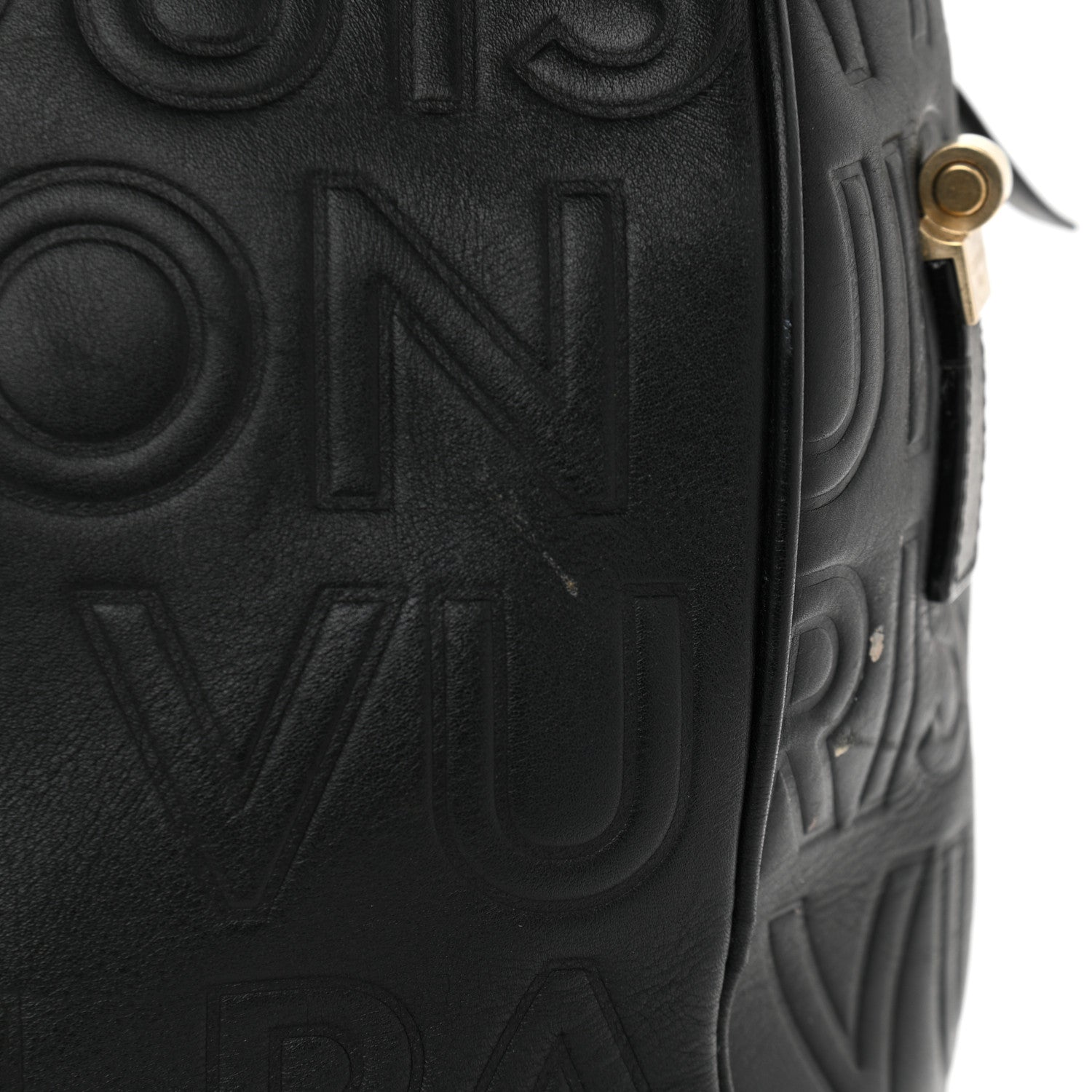 Louis Vuitton Calfskin Embossed Speedy Cube 30 Black 11 of 17