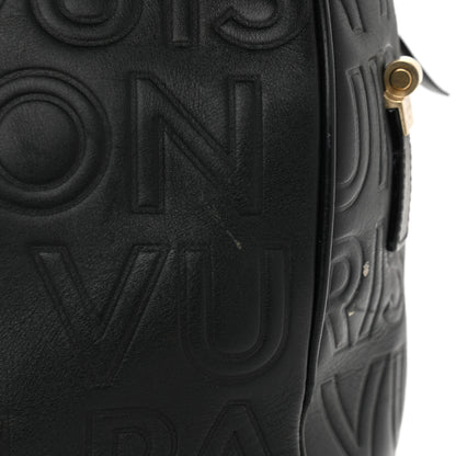 Louis Vuitton Calfskin Embossed Speedy Cube 30 Black 11 of 17