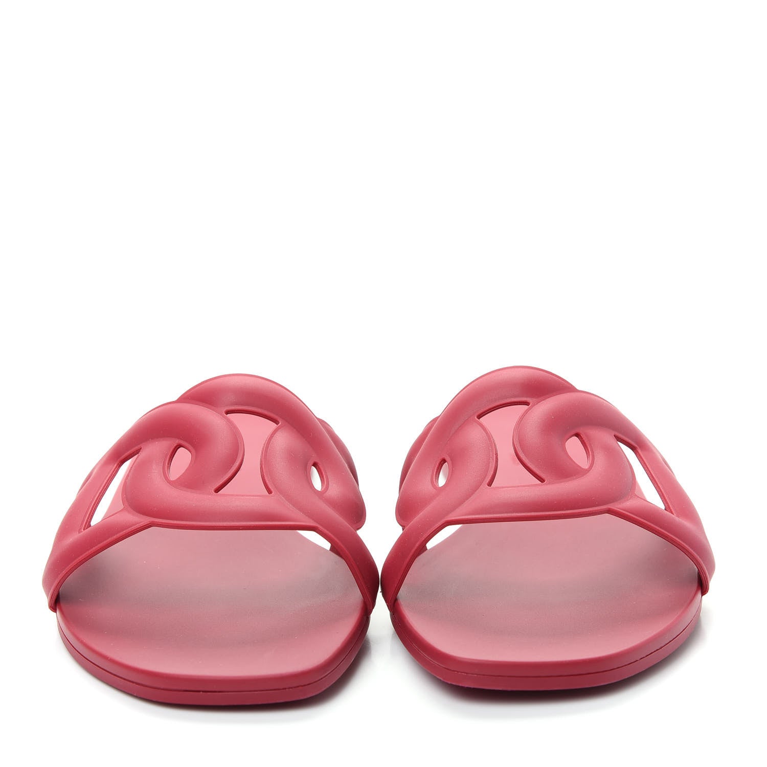 Hermes Rubber Aloha Sandals 38 Rose Baie 2 of 11