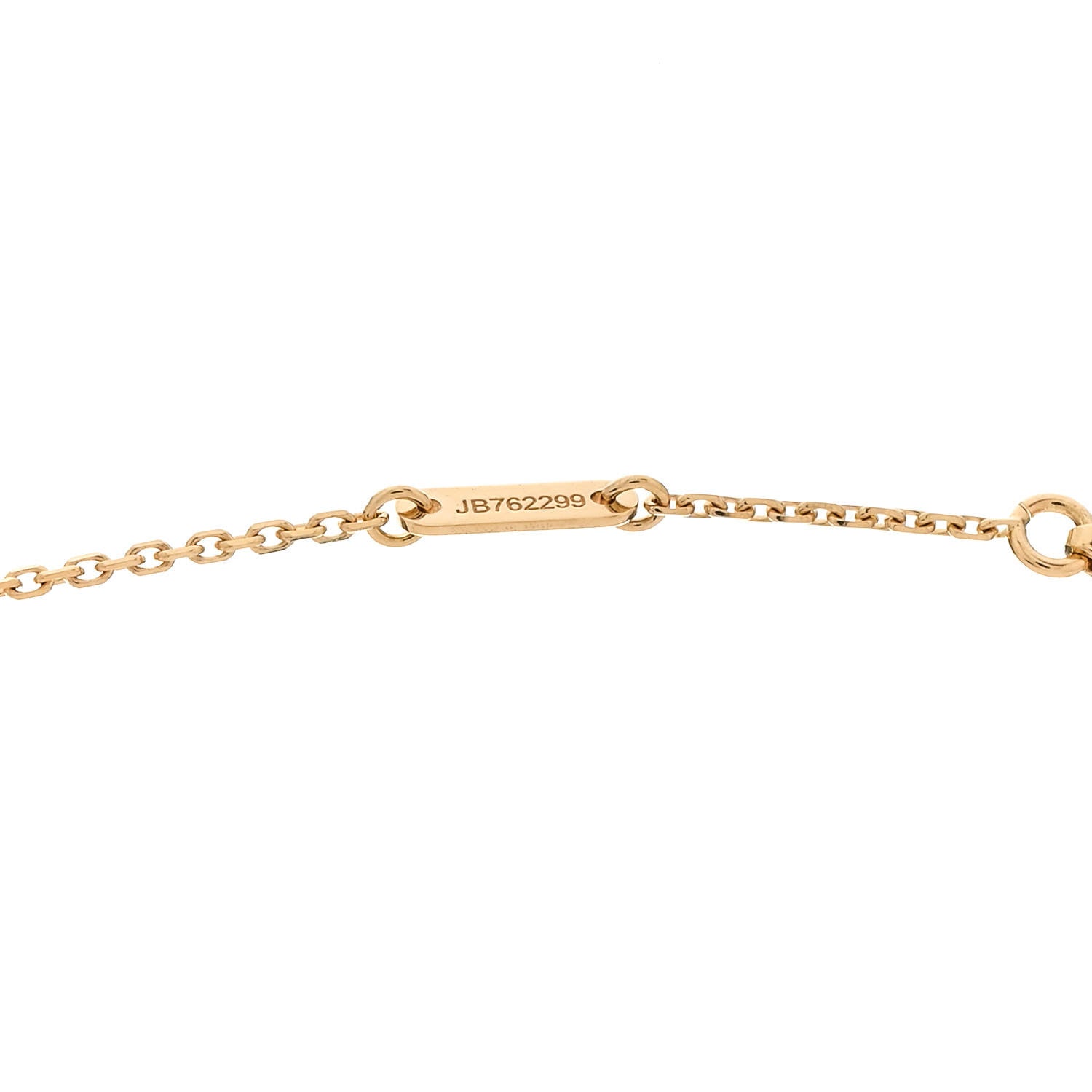 Van Cleef & Arpels 18K Yellow Gold Mother of Pearl Sweet Alhambra Pendant Necklace 4 of 5