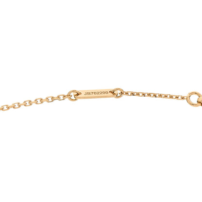 Van Cleef & Arpels 18K Yellow Gold Mother of Pearl Sweet Alhambra Pendant Necklace 4 of 5