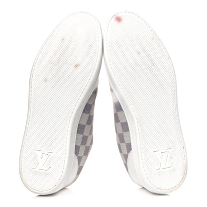 Louis Vuitton Damier Azur Mens Sneakers 8.5 White 5 of 8