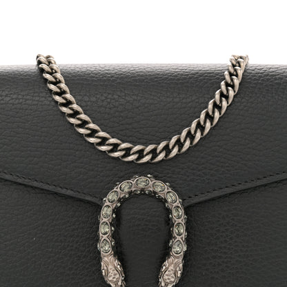Gucci Calfskin Mini Dionysus Chain Wallet Black 8 of 11