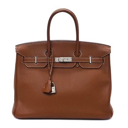 Hermes Togo Birkin 35 Gold 1 of 13